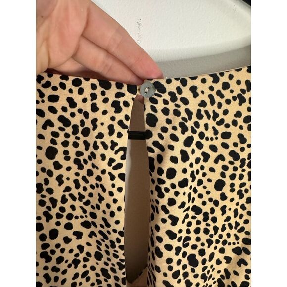 She and Sky Leopard Print Romper L - Picture 9 of 10